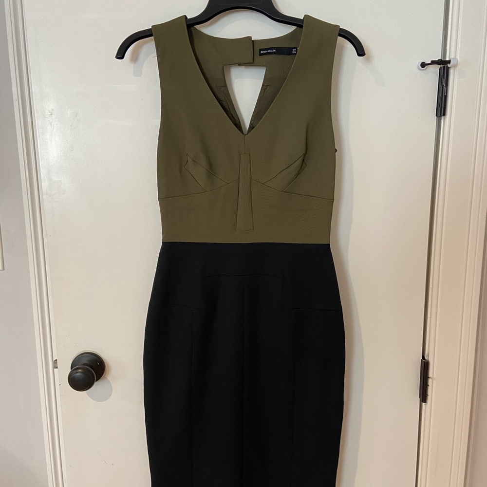 Karen Millen Fitted Midi Dress